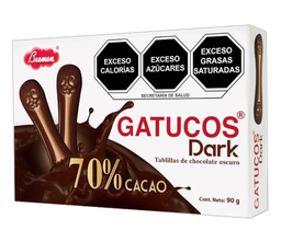 [CLBGD] CHOC BREMEN GATUCOS DARK 70% CACAO 32/90 GRS