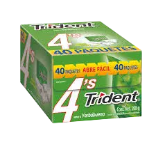 [CHT4FM] CHICLE ADS TRIDENT 4 S FRESHMINT 24/40 PZS