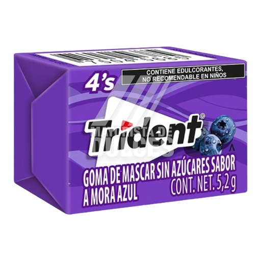 [CHT4MO] CHICLE ADS TRIDENT 4 S MORA 40/40 PZS