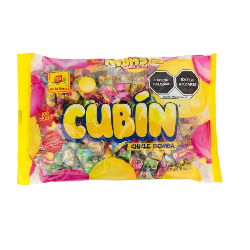 [CHMCU] CHICLE LROSA MINI CUBIN 24/100 PZS