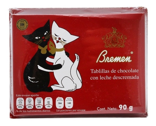 [CLLGA] CHOC BREMEN LENGUAS DE GATO 35/90 GRS