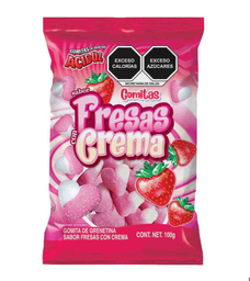 [GOACO] GOMA ACIDUL FRESAS CON CREMA 10/1KG