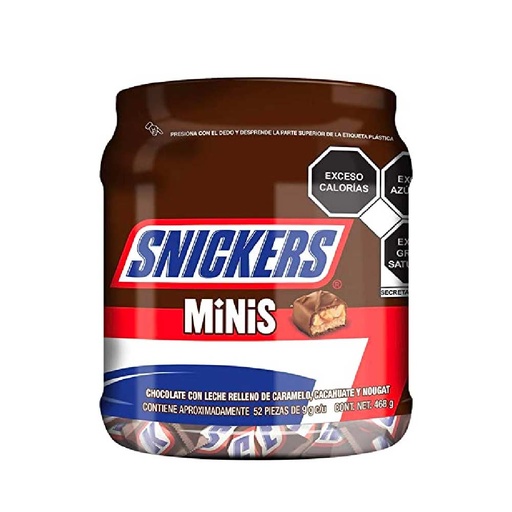 [CLVS] CHOC M M SNICKERS VITRO 12/52 PZA