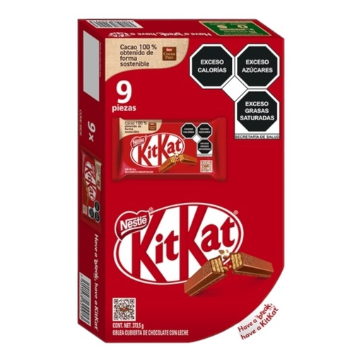 [CLNKKK] CHOC NESTLE KIT KAT 22/9 PZS