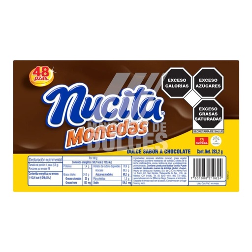 [CLMO1] CHOC NUTRESA MONEDA 18/48 PZS