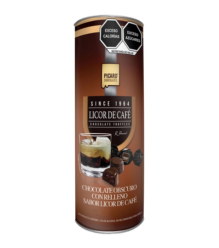 [CLPLF] CHOC PICARD AMARGO TUBO LICOR DE CAFE 6/180 RS