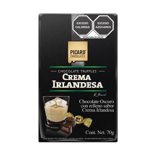 [CLLCR] CHOC PICARD LICOR CREMA IRLANDESA 12/70 GRS