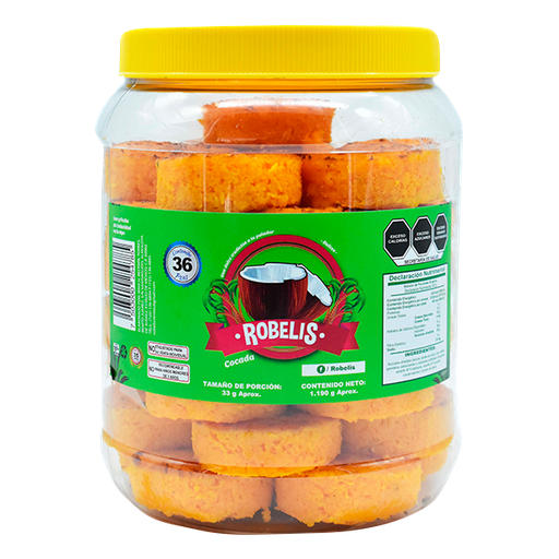 [DRCCH] DR ROSSY COCADA CHICA AMARILLA 16/70 PZS