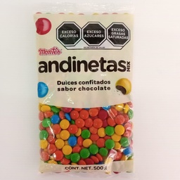 [CLLAM] CHOC ANDINETA LUNETA MIX COLORES 12/500 GRS
