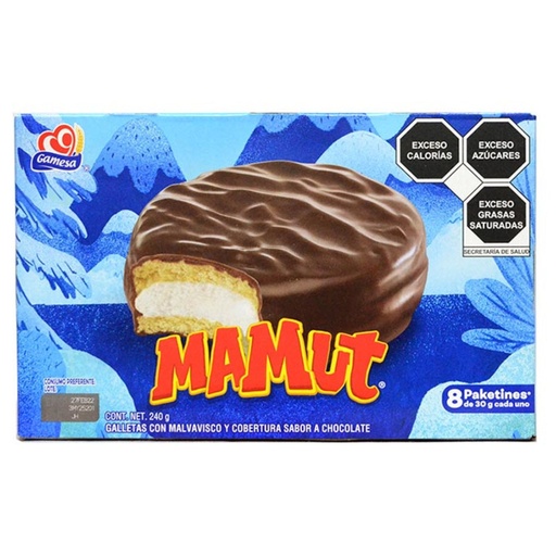 [GAMA] GALLETA GAMESA MAMUT 12/8/240 GRS
