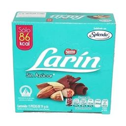 [CLNLS] CHOC NESTLE LARIN SIN AZUCAR 10/15 PZS
