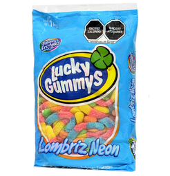 [GOLB] GOMA LUCKY LOMBRIZ NEON 8/1 KG